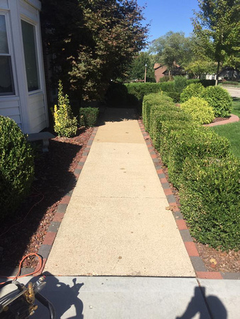 #52 Flagstone porch, sidewalk and driveway by Orf Concrete Coatings & Designs LLC 9
