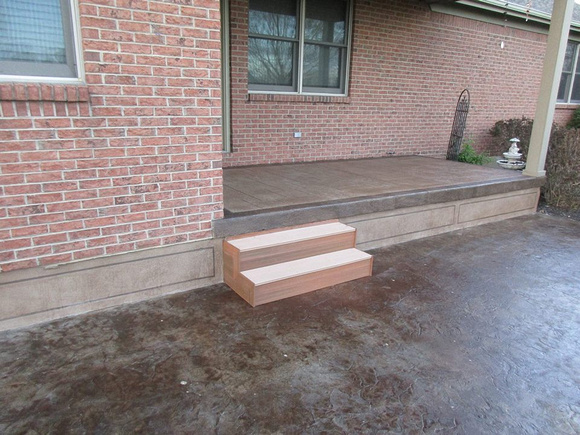 #56 Ashlar slate brick tile porch by Garage & Home Transformations 2