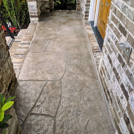 Patio stamped hand carved stone by Captain Restore IG-captainrestore - 4