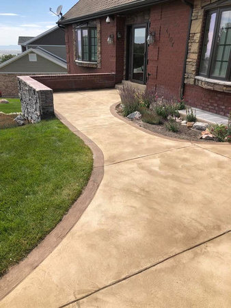 Driveway by Professional Concrete Coatings @professionalconcretecoatings - 3