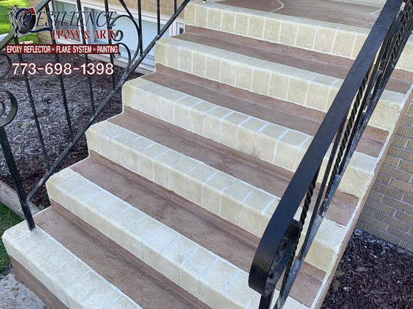 Porch and stairs by Resilience epoxy & arts @resilienceepoxy - 3