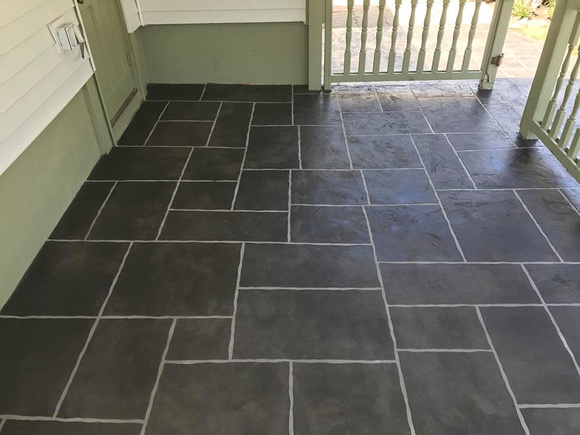 Porch and walkway by Liquid Stone Finishes, LLC - 1