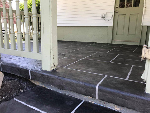 Porch and walkway by Liquid Stone Finishes, LLC - 2