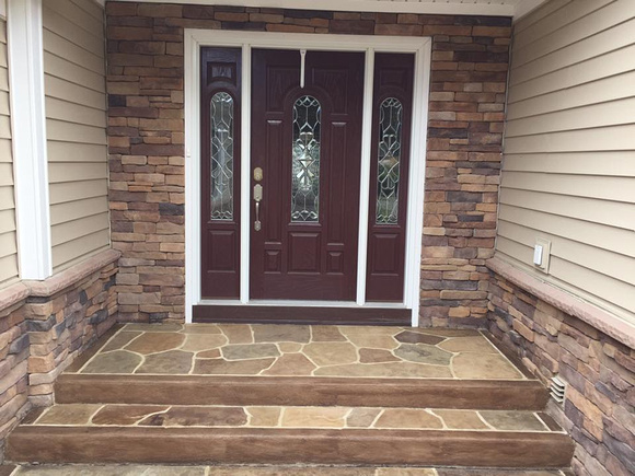 Stone walkway by Spartan concrete solutions - 1