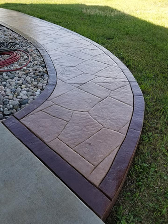 Walkway ccs sealer re-seal by Decorative Concrete Finishes LLC - 12