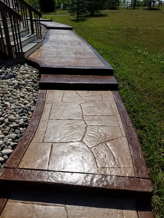 Walkway ccs sealer re-seal by Decorative Concrete Finishes LLC - 13