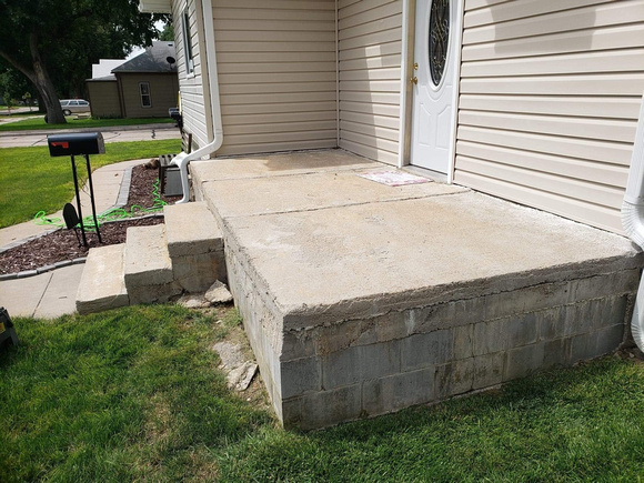 Front porch by Nebraska Concrete Coatings @nebraskaconcretecoatings - 4