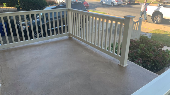 Front porch steps and walkway by DCE Flooring LLC @DCEflooring - 3