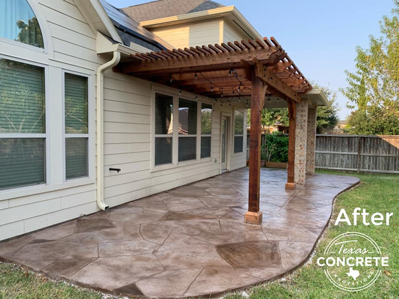 Patio #4 in Richmond, TX by Texas Concrete Innovations @texasconcreteinnovations - 2