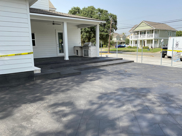Patio in College Station, TX thin-finish by Texas Concrete Design - 5
