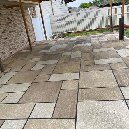 Patio in Tinley Park, IL by Leo Flooring Systems @leofloorings - 3
