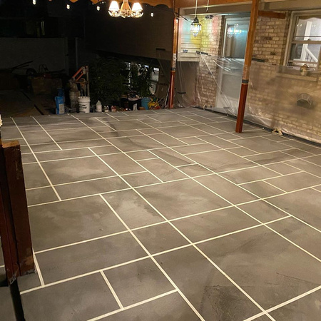Patio in Tinley Park, IL by Leo Flooring Systems @leofloorings - 7