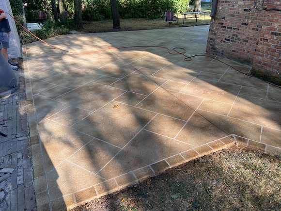 Patio thin-finish with ultra-stone by Holm Concrete Solutions, Inc. - 2