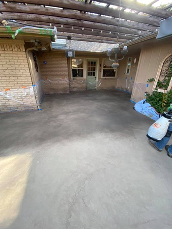 Patio with ultra-stone by Innovative Concrete Concepts @innovativeconcreteconcepts - 8