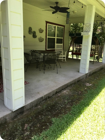 Porch thin-finish various dilutions of charcoal by Texas Concrete Design - 9