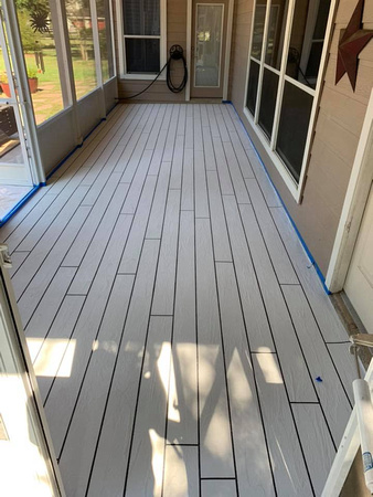 HW patio and screened in porch by Texas Concrete Innovations @texasconcreteinnovations - 7