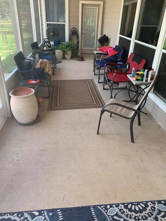 HW patio and screened in porch by Texas Concrete Innovations @texasconcreteinnovations - 9