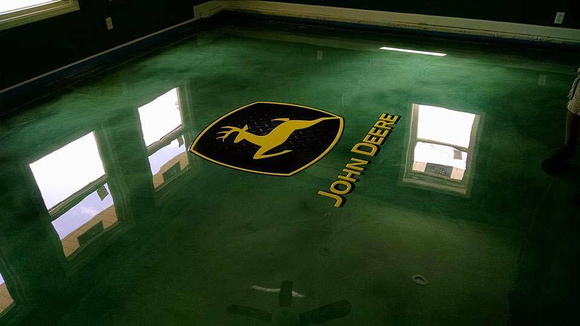 #29 Man cave john deere reflector by Jeremy Bayliss and DelRailey Designs Inc. @DelRaileyDesigns 2