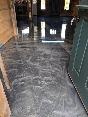Barn floor titanium with black base reflector RWN Property Services, Basement Authorities and Nu Rock Creations - 2