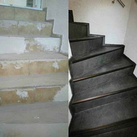 Stairs thin-finish by @krusetrockenbaukaiserslautern - 2