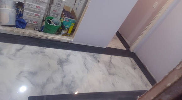 #36 HOP bathroom marble reflector by Lamberton Construction - 1