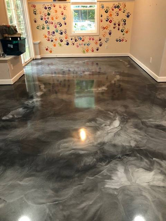 HOP gunmetal, titanium and charcoal pearl reflector with aus-v by Original Floors By Atkins General Construction - 1