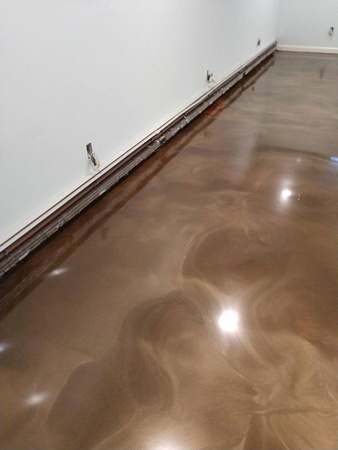 HOP 50-50 coffee and brass reflector by KB Floor Coatings @KBFloorcoatingsinc - 1