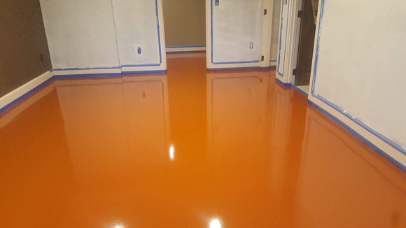 HOP basement orange neat in Estacada, OR by Surface Star Construction - 2