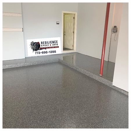 GP flake in St. John, IN by Resilience epoxy & arts @resilienceepoxy - 1