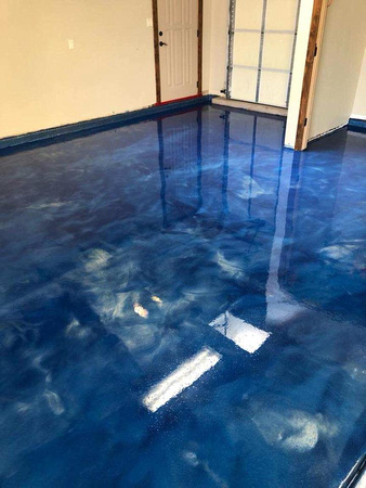 #47 GP blue and charcoal reflector by Custom Concrete Coatings - 3