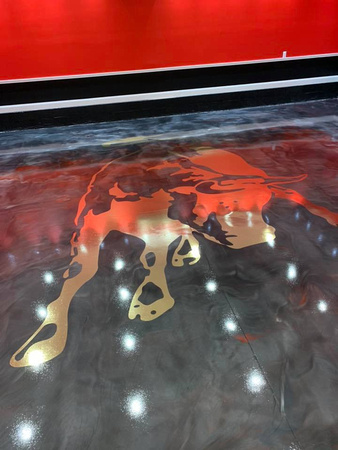 GP reflector Lamborghini with custom gold leaf decal by Liquid Perfection - 7