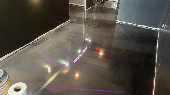Tanning salon at Sol Tanning in West Chester, REFLECTOR™ Enahancer by DCE Flooring LLC 8