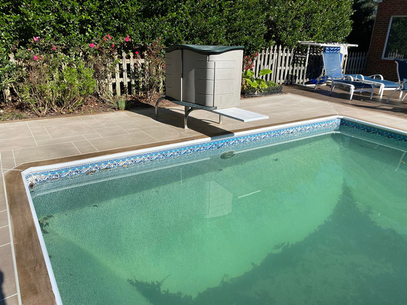 Pool deck thin finish by The Surface Pros, Inc. 1