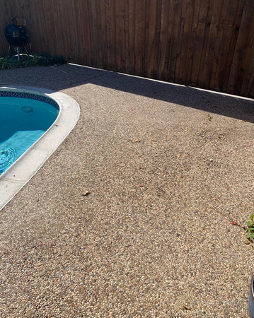 Pool deck thin finish by Finest Floors of Texas 10