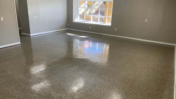 Commercial doggy daycare flake by DCE Flooring LLC 5
