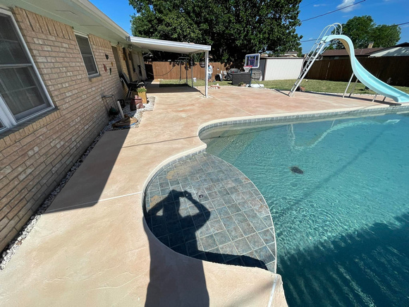 Pool Coating Deck by TexCoat Decorative Concrete 8