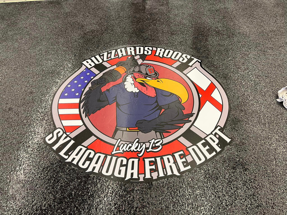 Fire station at Sylacauga Fire Department HERMETIC™ Flake & REFLECTOR™ Enhancer by Hopkins Flooring LLC 33