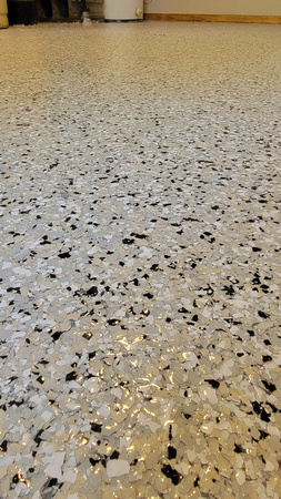 HOP Wood plank Cement Overlay and HERMETIC™ Flake by Custom Concrete Coatings 5