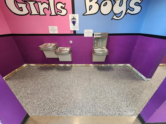 School restrooms HERMETIC™ Flake by Epoxy STL 1
