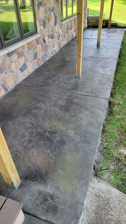 Patio Cement Overlay by Custom Concrete Coatings 4