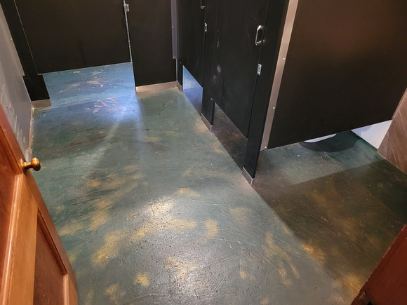 Commercial bathroom at a brewery hw overlay by Elite Crete LLC  7