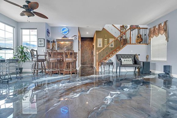Basement using REFLECTOR™ Enhancer by Sean Gibson with SKG Services LLC 3