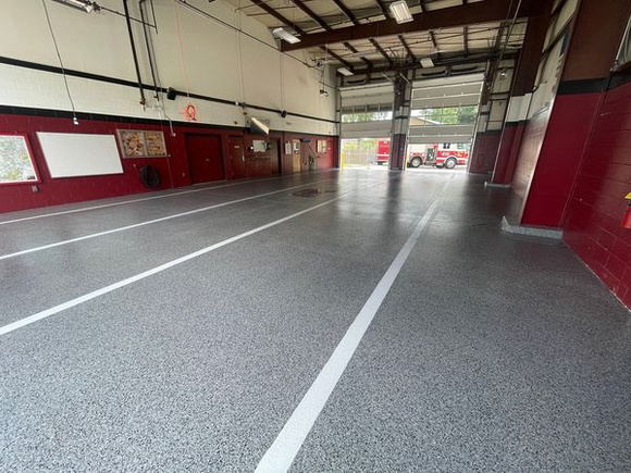 Firehouse at Levittow Fire Company #2 Station 13 HERMETIC™ Flake by DCE Flooring LLC 2