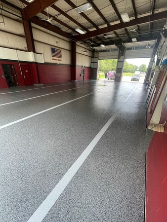 Firehouse at Levittow Fire Company #2 Station 13 HERMETIC™ Flake by DCE Flooring LLC 1
