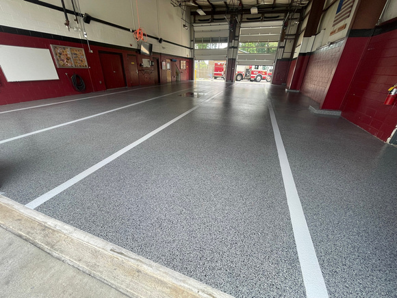 Firehouse at Levittow Fire Company #2 Station 13 HERMETIC™ Flake by DCE Flooring LLC 6