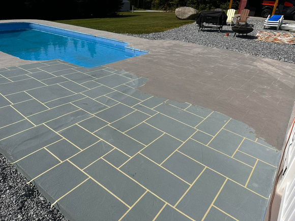 Pool deck coatings by Liquid Stone Finishes, LLC 6