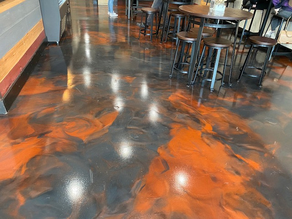 Juice Cafe REFLECTOR™ Enhancer by Distinguished Designs Decorative Concrete Coatings and Epoxy Floors 5