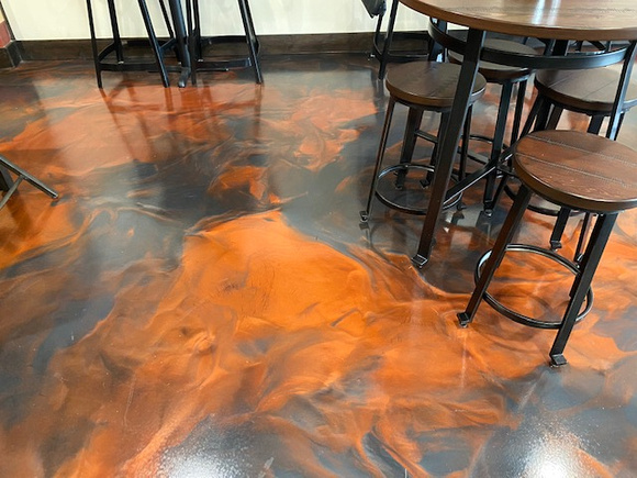Juice Cafe REFLECTOR™ Enhancer by Distinguished Designs Decorative Concrete Coatings and Epoxy Floors 4