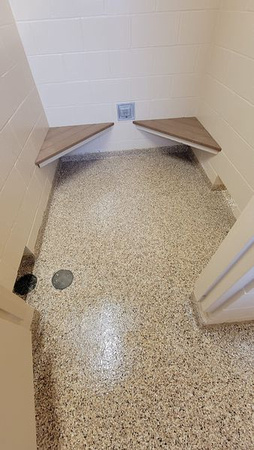 Lions park bathrooms HERMETIC™ Flake by Custom Concrete Coatings 4