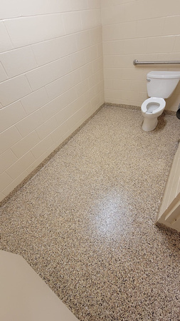 Lions park bathrooms HERMETIC™ Flake by Custom Concrete Coatings 6